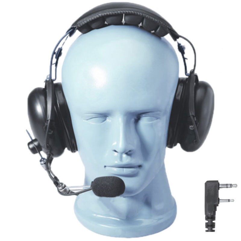 Magnum HSH7B Headband Dual Muff Headset, Boom Mic - Kenwood, EFJ, Relm