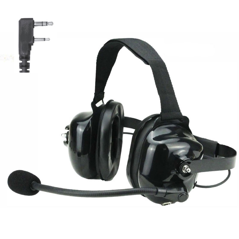 Magnum HSN5B Neckband Dual Muff Headset, Boom Mic - Kenwood, EFJ, Relm