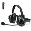 Magnum HSN5B Neckband Dual Muff Headset, Boom Mic - Kenwood, EFJ, Relm