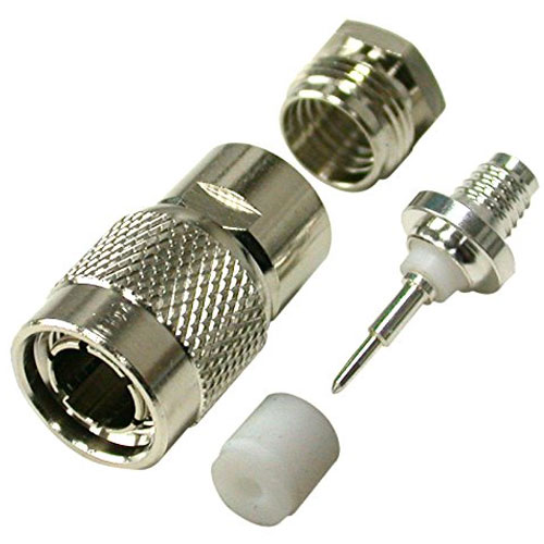 RFI RFT-1801 TNC Male Clamp Solder Connector, 75 ohm - RG59
