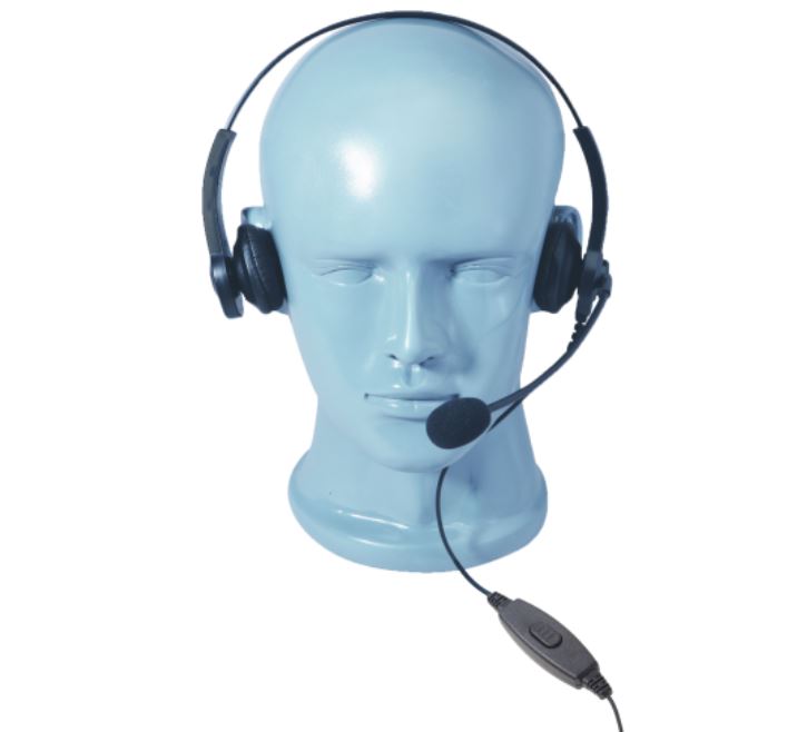 Magnum DHS-M Lightweight Headset - Motorola, BK/Relm, Tekk 2-Pin