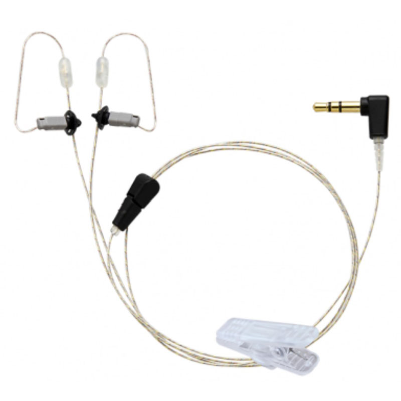 N-ear S360RO-3.5-D Stealth360 3.5mm Receive-Only Dual Earpiece Kit