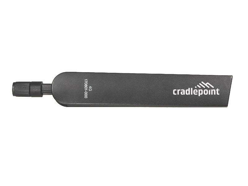 Cradlepoint 170801-000 Black, Universal 600MHz-6GHz 3G/4G/LTE 2dBi/3dBi 6” antenna with SMA connector