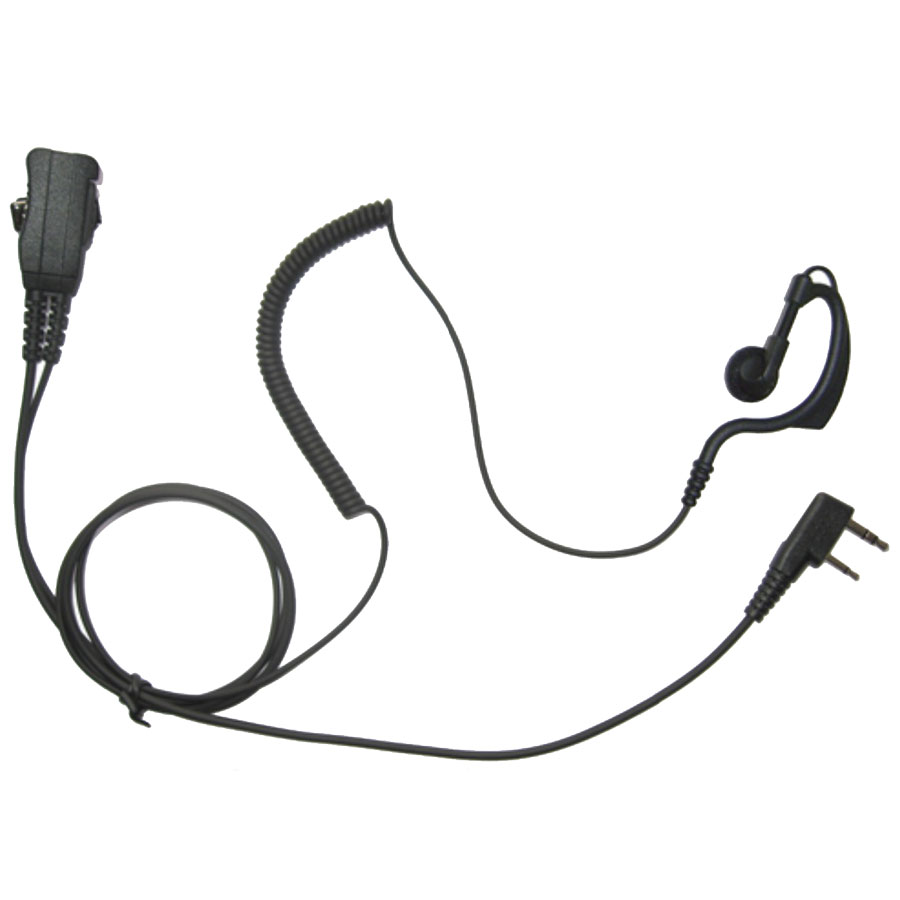 Endura EAK-1WEH2-KW1 1-Wire Ear Hook, PTT - Kenwood NX-220, TK-2170