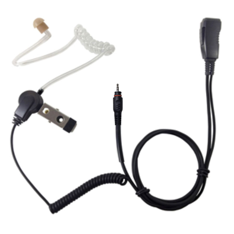Pryme LMC-1AT-M18 Earpiece, Tube, Mic - Motorola CLP1010e, CLP1080e
