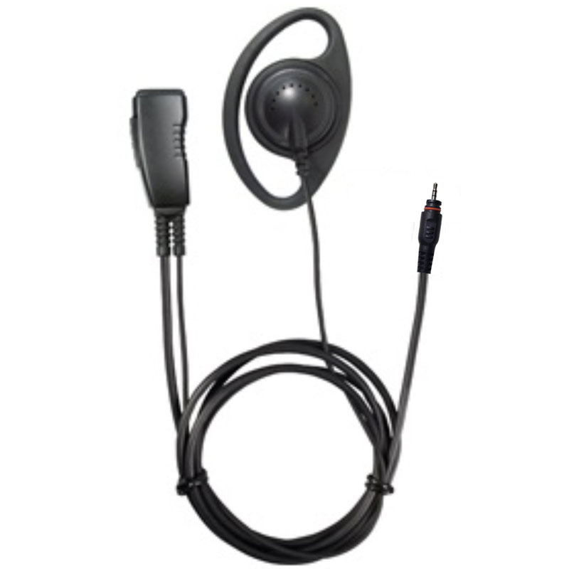 Pryme LMC-1DR-M18 D-Ring Earpiece, Mic - Motorola CLP1010e, CLP1080e