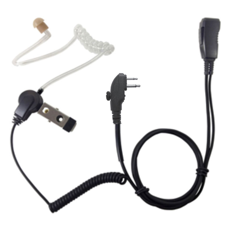 Pryme LMC-1AT-H3 Covert Ear Tube, Mic - Hytera PD502, PD4