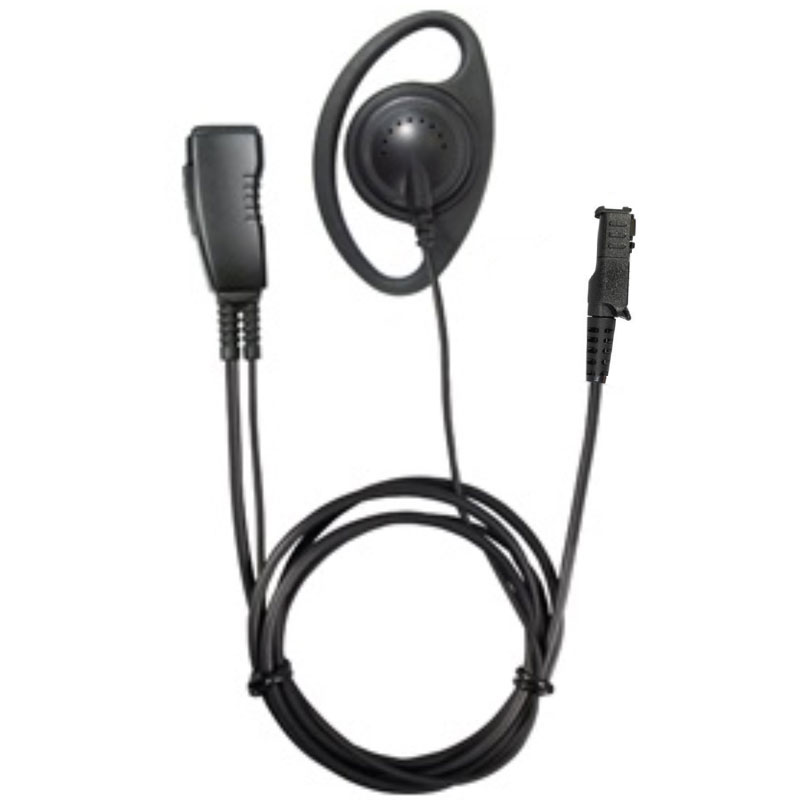 Pryme LMC-1DR-M11 D-Ring Earpiece, Lapel Mic - Motorola XPR 3300e, XPR 3500e