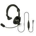 Pryme HLP-SNL-01 Lightweight Padded Headset, Boom Mic - Kenwood 2-Pin