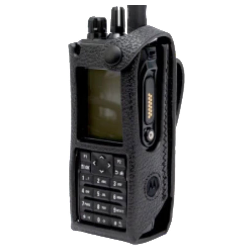 Motorola PMLN8301 Leather Case, 3 inch Fixed Belt Loop - R7 w/Display