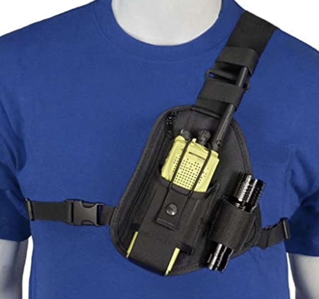 CMA RCH-101U Black Universal Radio Chest Harness