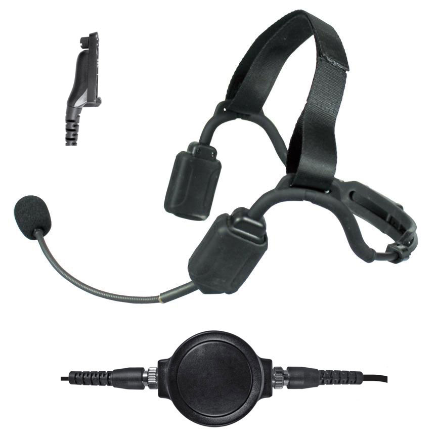 Pryme NBP-BH83 Bone Conduction Headset, Boom Mic - Motorola APX, XPR 7000e