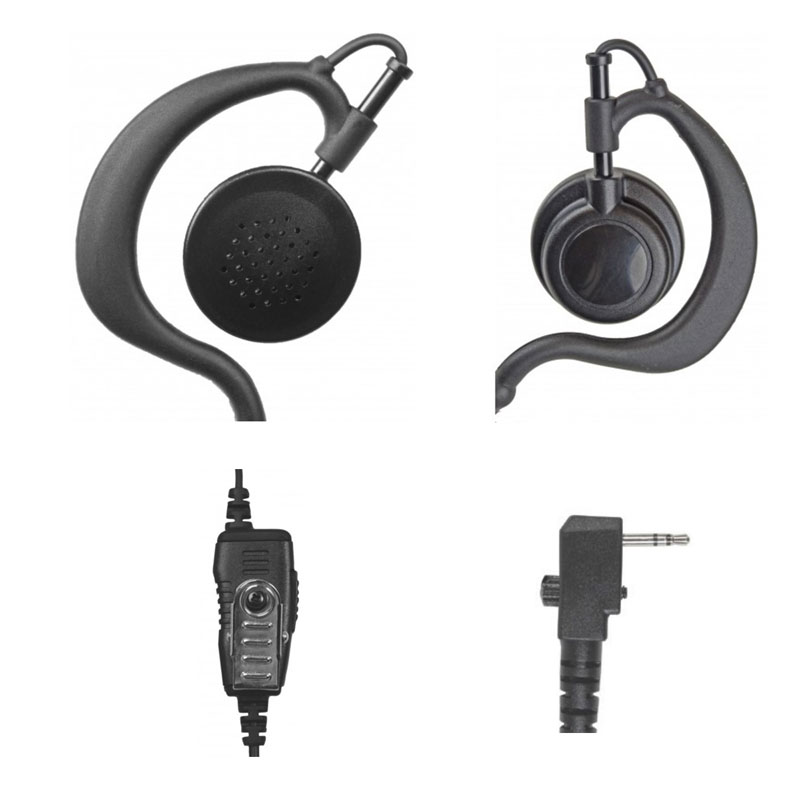 Magnum ESL-1W-H5 Swivel Ear Speaker, Mic - Hytera TC-320, TC-320U