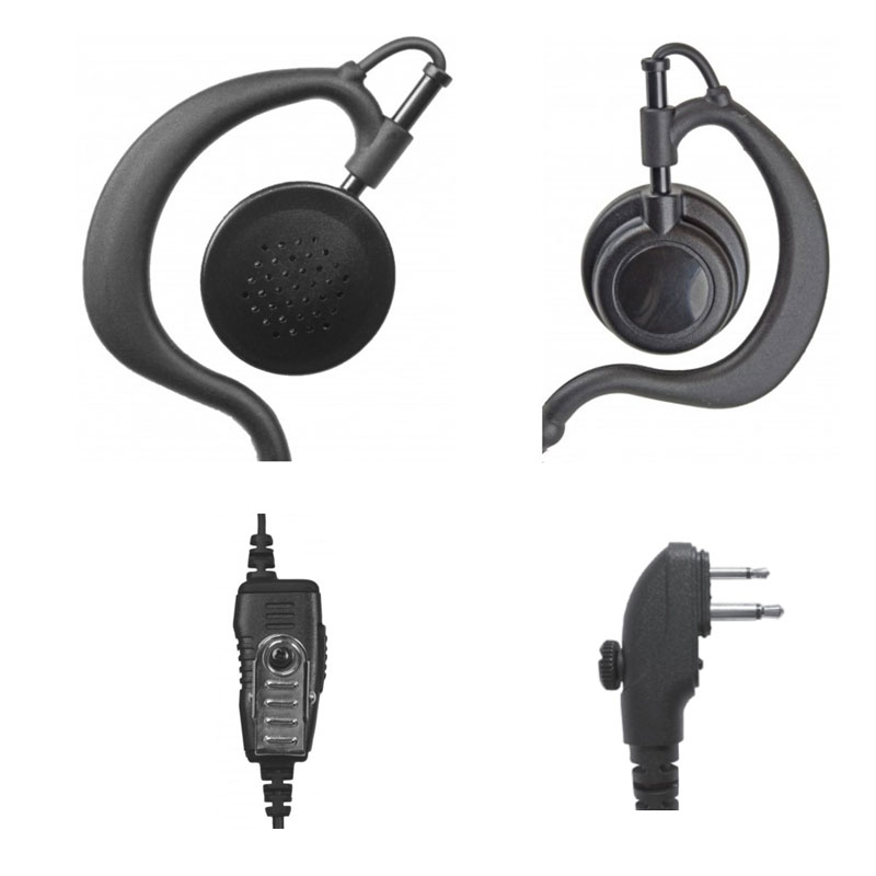 Magnum ESL-1W-H4 Swivel Ear Speaker, Mic - Hytera TC-610, BD502