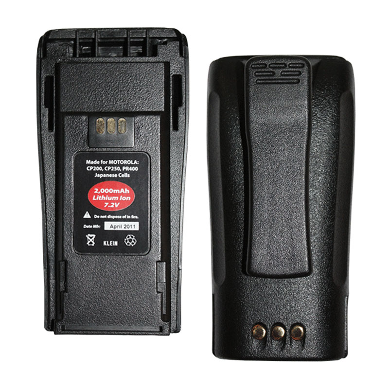 Klein K4970BATT-2000 2000 mAh Li-ion Battery - Motorola CP200d, PR400