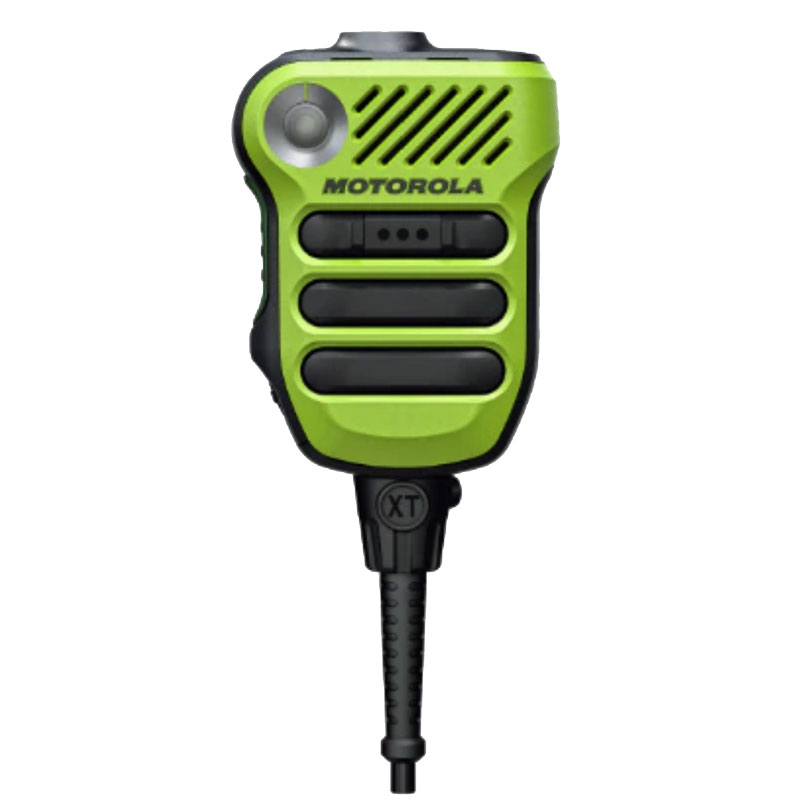 Motorola PMMN4137 XVE500 Speaker-Mic, Green - APX NEXT, APX 8000