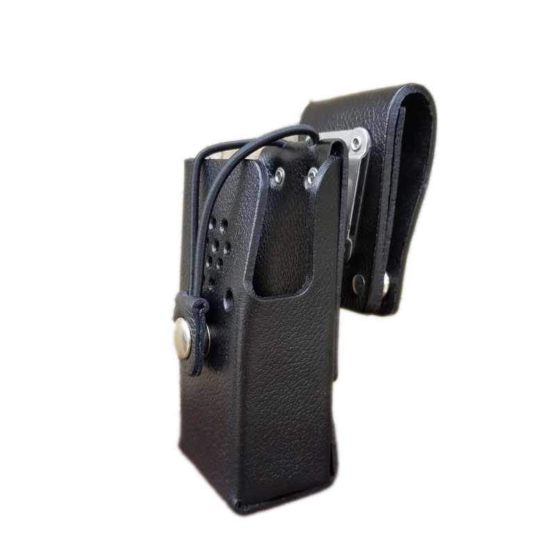 AWE HY3000-3BW Leather Case, Swivel Loop - Hytera PD402, PD502