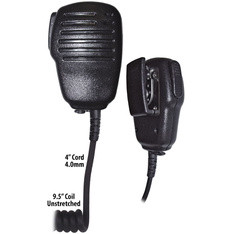 Klein Flare-K1 Mini-Speaker-Mic with PTT - Kenwood, Relm, Hytera