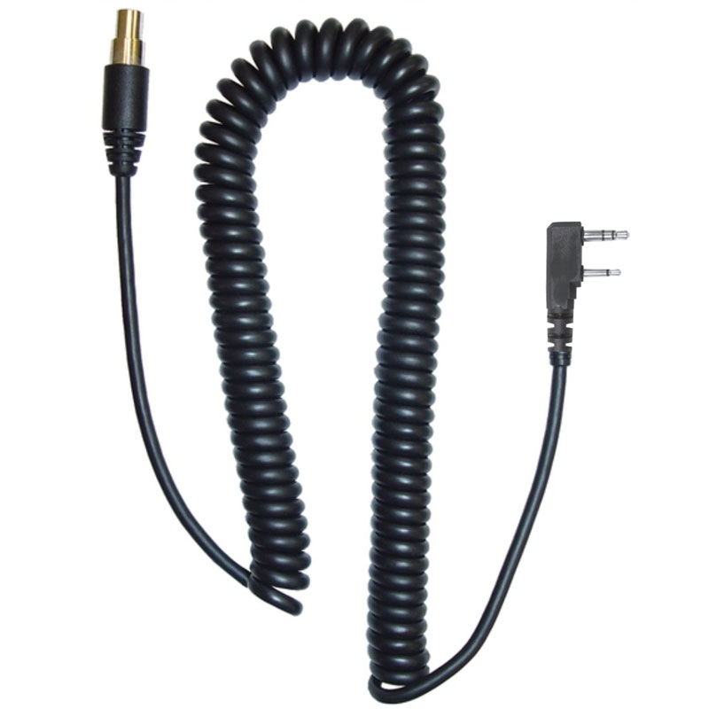 Klein KCORD-K1 Headset Adapter Cable - Kenwood, Relm, Hytera