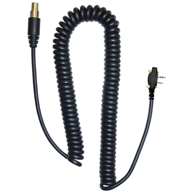 Klein KCORD-S6 Headset Adapter Cable - Icom F33, F43, F3001, F4001