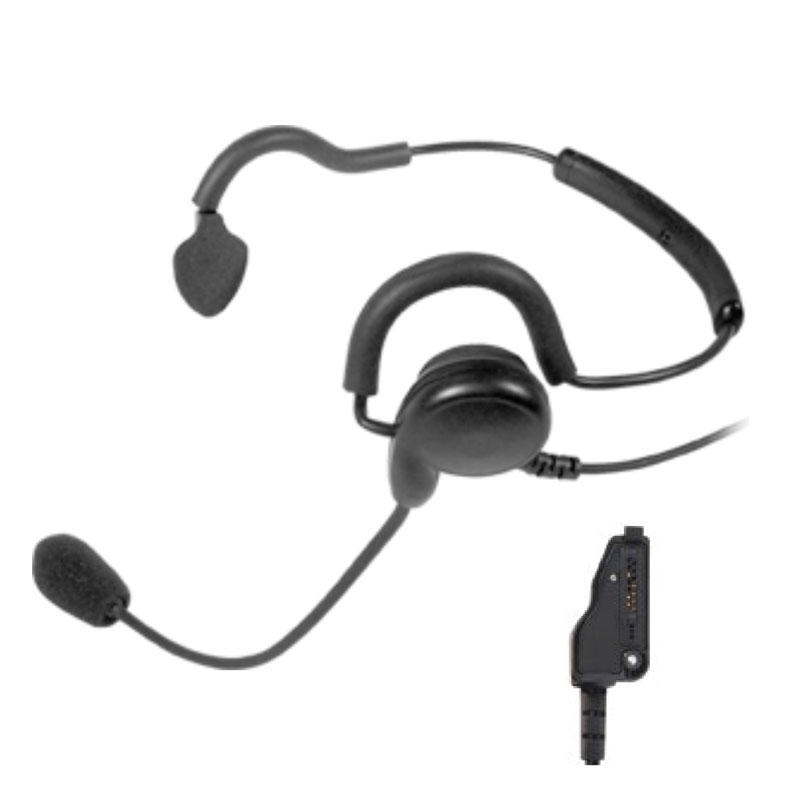 Pryme SPM-1411 Single Ear Headset, Boom Mic - Kenwood Multi-pin