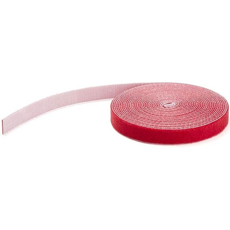 Startech HKLP100RD Red Hook and Loop Tape Cable Ties - 100 ft