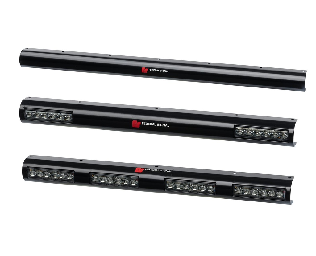 Federal Signal PBX-TC2L-4 Two-Light Top Channel - Chevy Tahoe, Ford F150 Bumpers