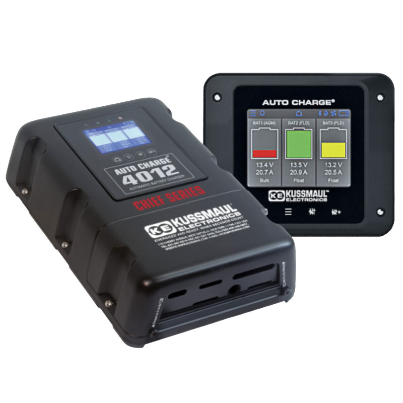 Kussmaul 091-266-12-40-RCP Chief Smart Charger 4012, Remote Panel