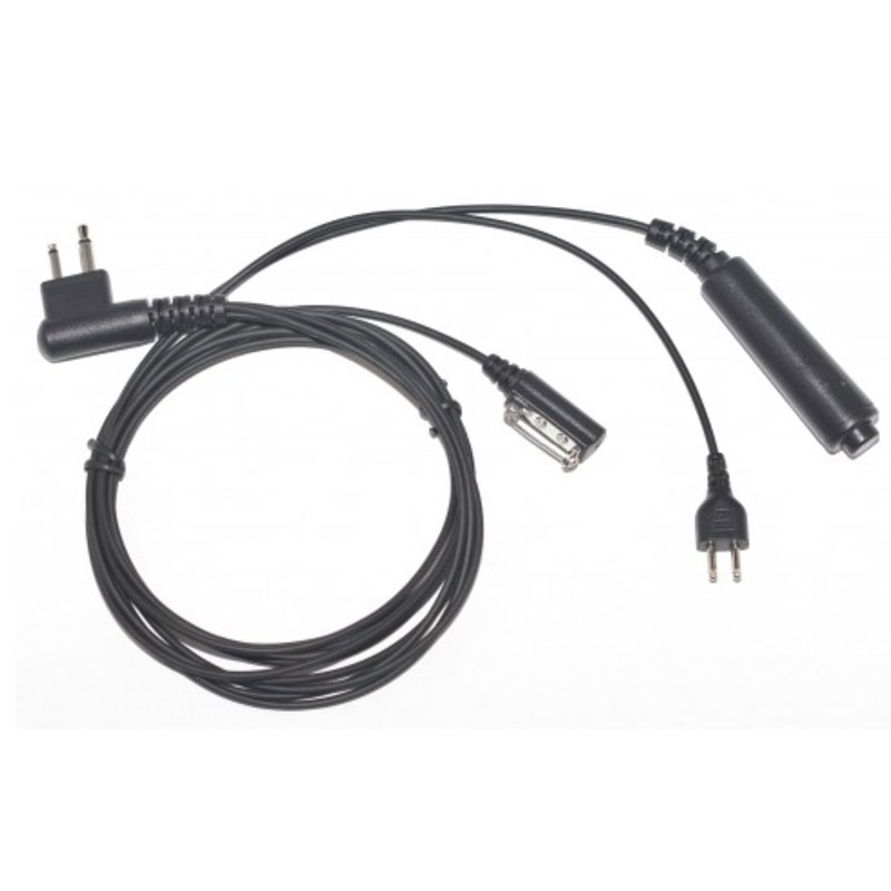 Magnum SC-3W-M 3-Wire PTT/Mic - Motorola CP200d, Relm 2-Pin