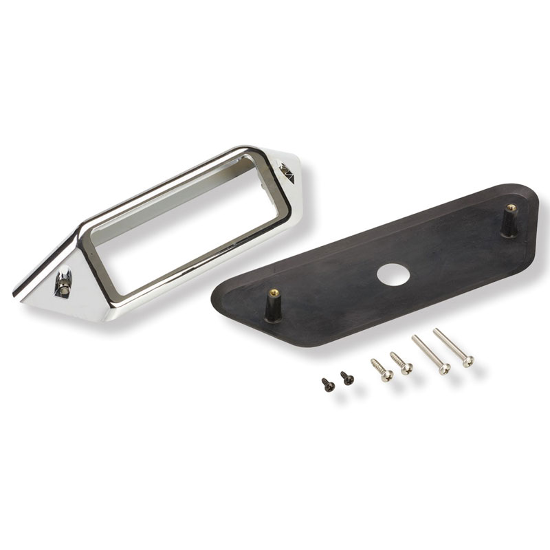 Federal Signal MPSUMA12-1 40° Angled Bezel - Chrome