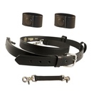 Boston Leather 6543-1-BNDL Radio Carrying Strap Bundle - Black