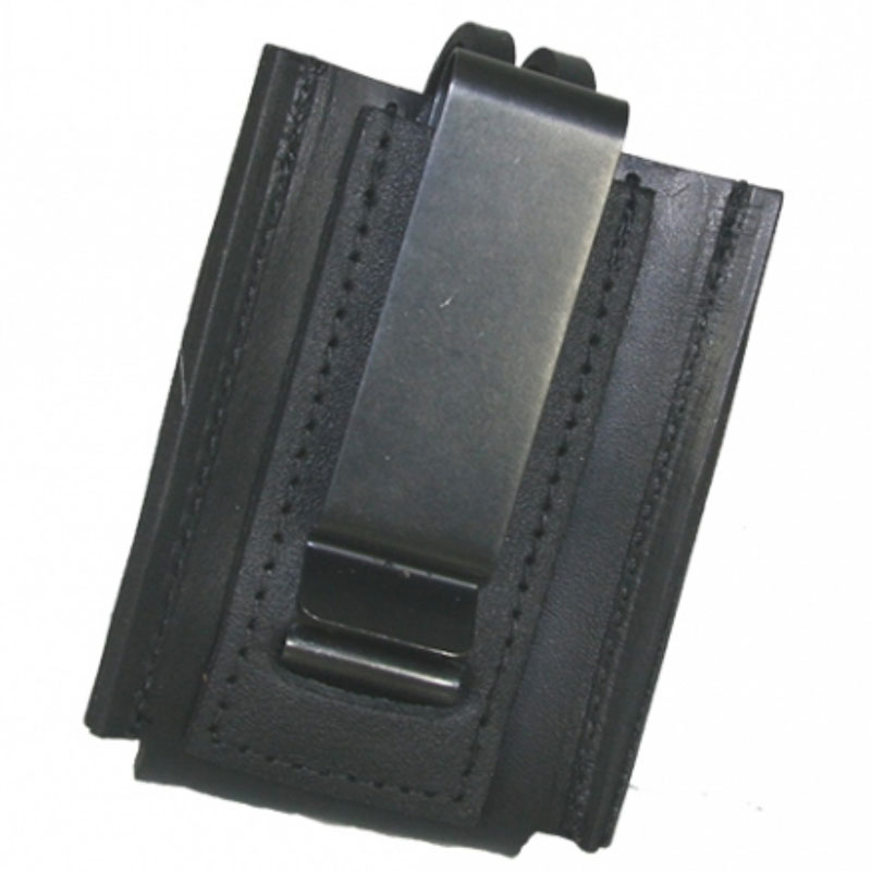 Boston Leather 4312C-1-BLK Case with Clip, Black Snap - Coban Video Mic