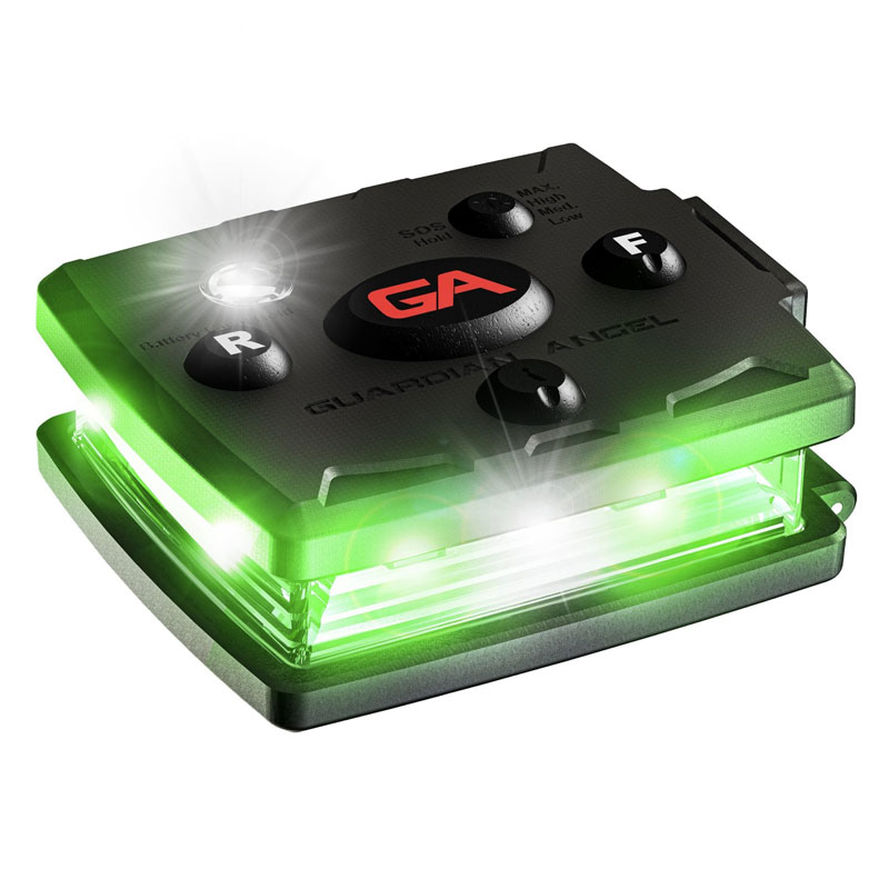 Guardian Angel MCR-G/G Micro Green/Green Wearable Safety Light