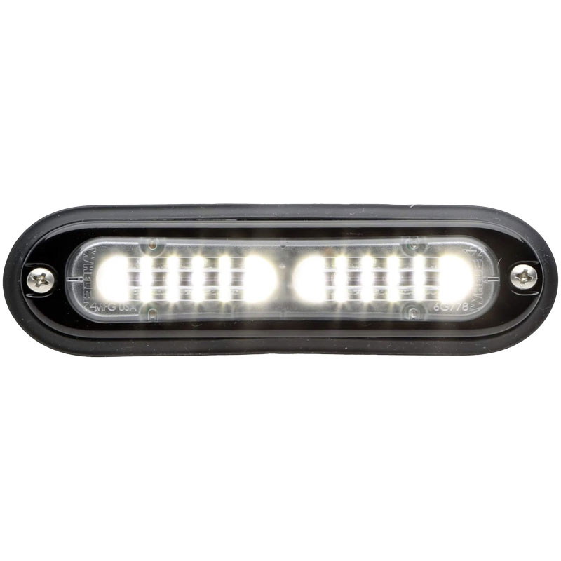 Whelen TLIC ION T-Series 12VDC Warning Light, Clear - White