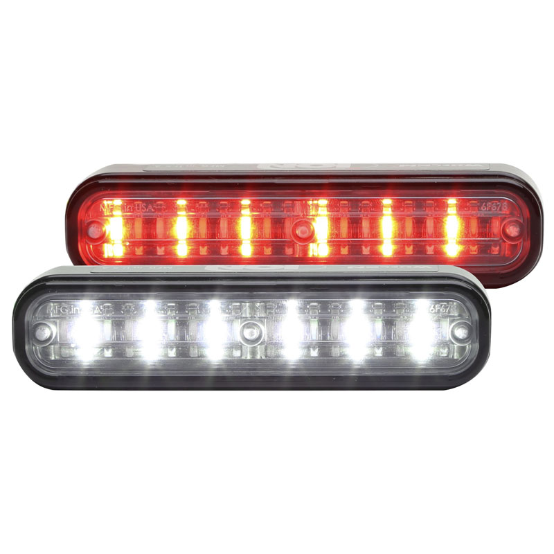 Whelen I2D ION DUO Dual Color Linear-LED Universal Mount - (Red/White)