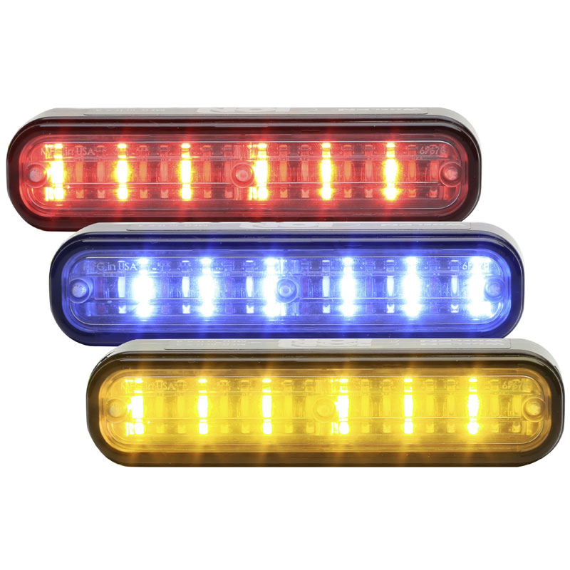 Whelen I3JA ION TRIO Linear-LED Universal Mount - (Red/Blue/Amber)