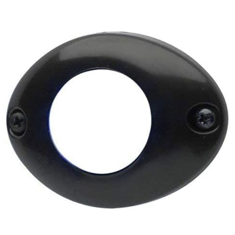 Whelen VTXFB Black Flange Surface Mount Kit - Vertex