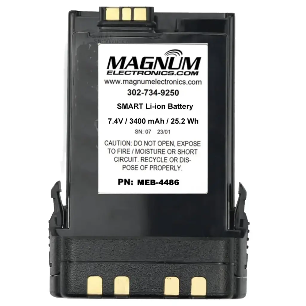 Magnum MEB-4486 3400 mAh Smart Li-ion Battery - Motorola APX 6000