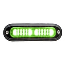 Whelen TSS0G ION SOLO Super-LED Surface Mount Light, Clear - Green