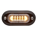 Whelen TLMIA ION Mini T-Series 12VDC Warning Light,  Clear - Amber