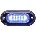Whelen TLMIB ION Mini T-Series 12VDC Warning Light, Clear - Blue