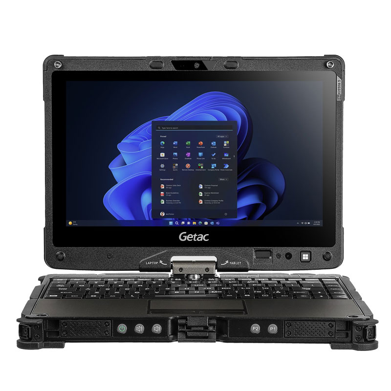 Getac V110 G7-i5-1235U W11 Pro 8/256GB Convertible Notebook Touch Scrn, Backlit Keybd, WiFi, BT