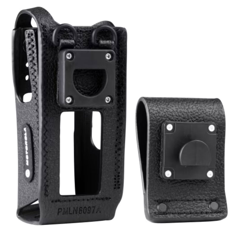 Motorola PMLN6097 Leather Case, 2.5 inch Swivel - DP4000 EX Series