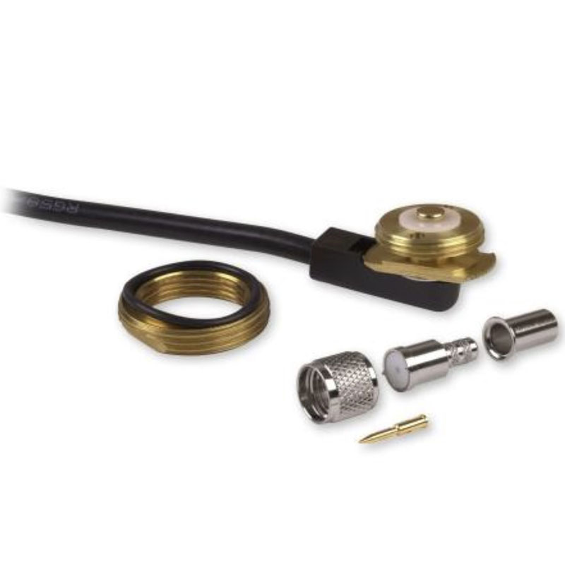 PCTEL NMO-60-300-M1-N 3/4" NMO Mount, 25' RG58/U Mini-U