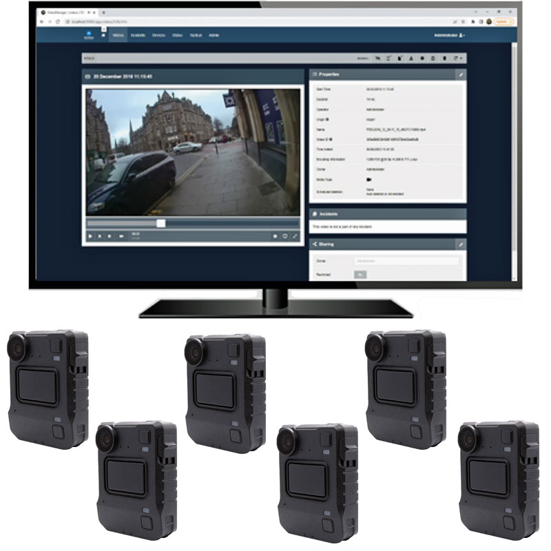 Motorola VB400-KIT6 Body-Worn Camera System Klick Fast Promo
