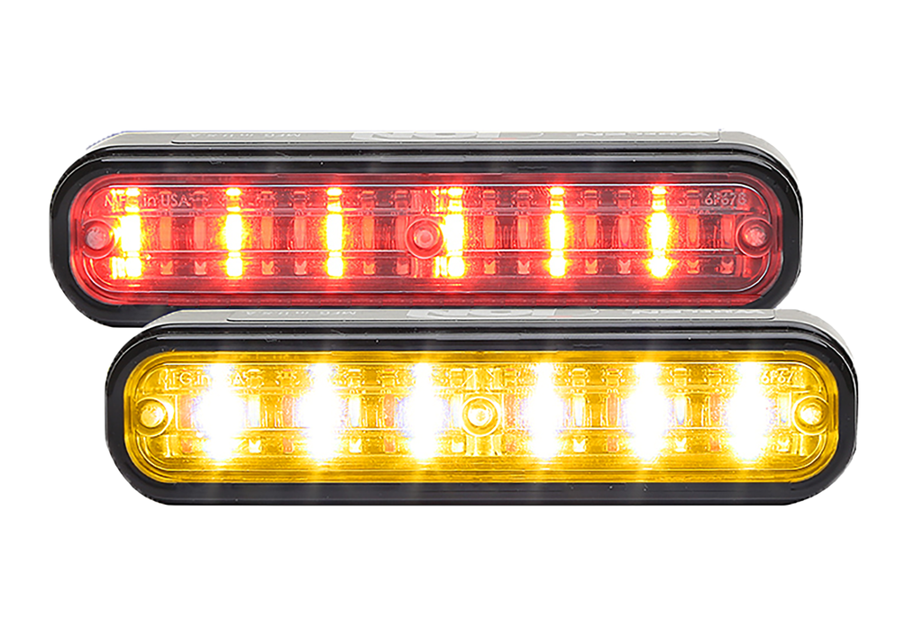 Whelen I2K ION DUO Dual Color Linear-LED Universal Mount - (Red/Amber)