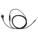 Magnum SC-B1WM-3.5 Braided 1-Wire Full Duplex In-line Mic Base - 3.5mm