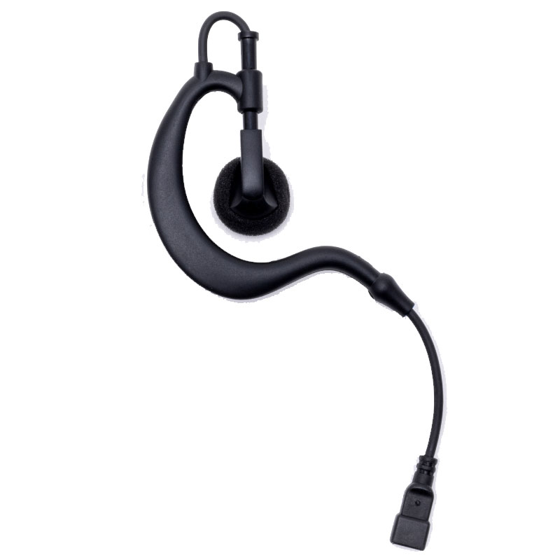 Impact EH-1 Rubber Ear Hanger and Earbud - Snaptight Gold Series