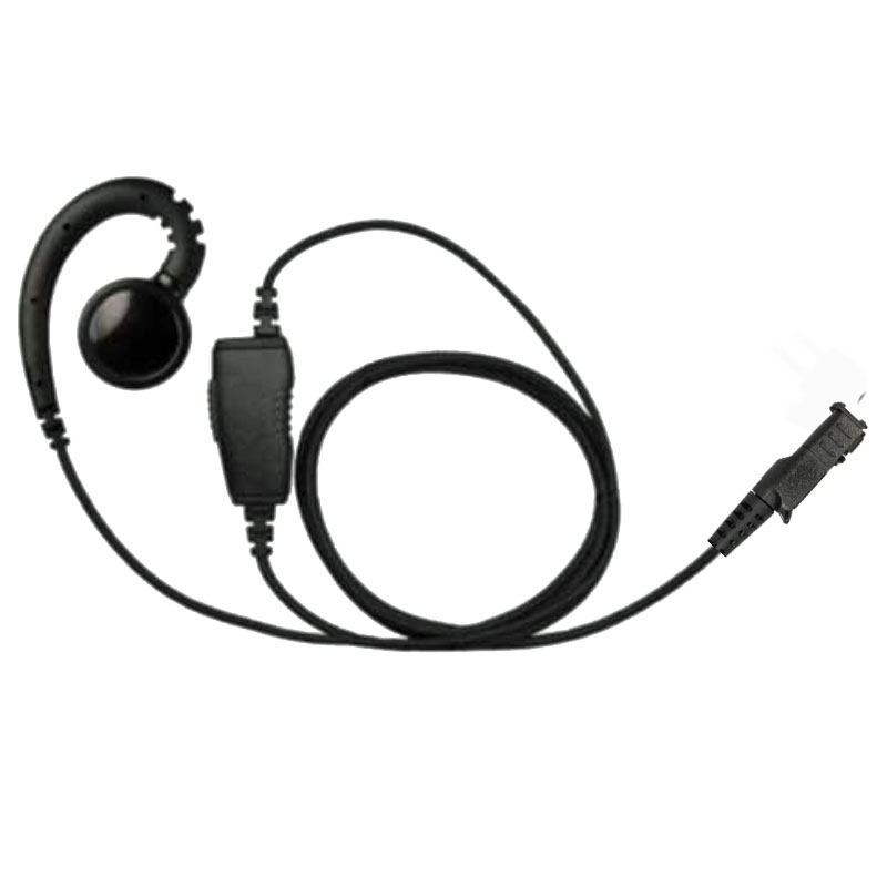 Magnum EHS-B1W-M15 Braided Swivel Earpiece, Mic - Motorola XPR 3300e, XPR 3500e