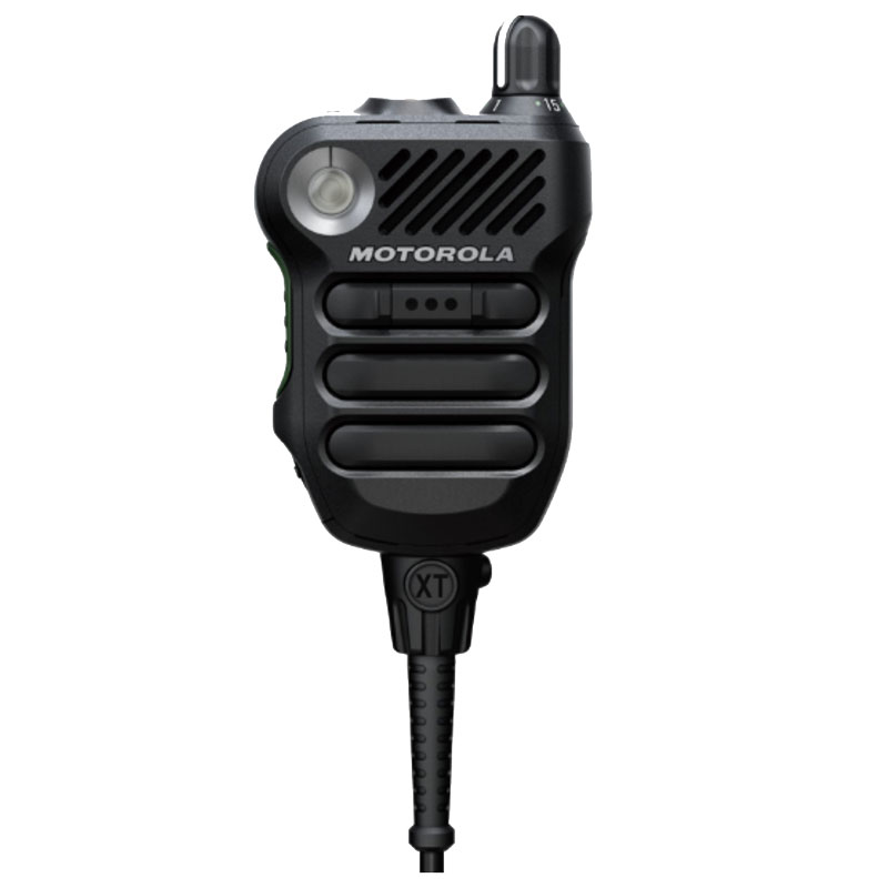 Motorola PMMN4154ABLK XVE500 Speaker-Mic, Channel Knob, Black